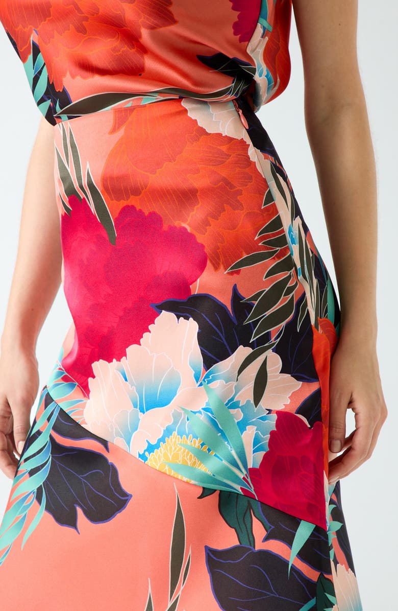 Marciano Roma Print Midi Skirt, Alternate, color, Open