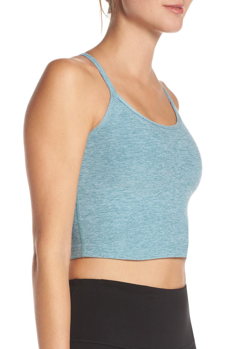 Space Dye Slim Racerback Crop Tank, Alternate, color, BLUE CRUSH-SKY BLUE