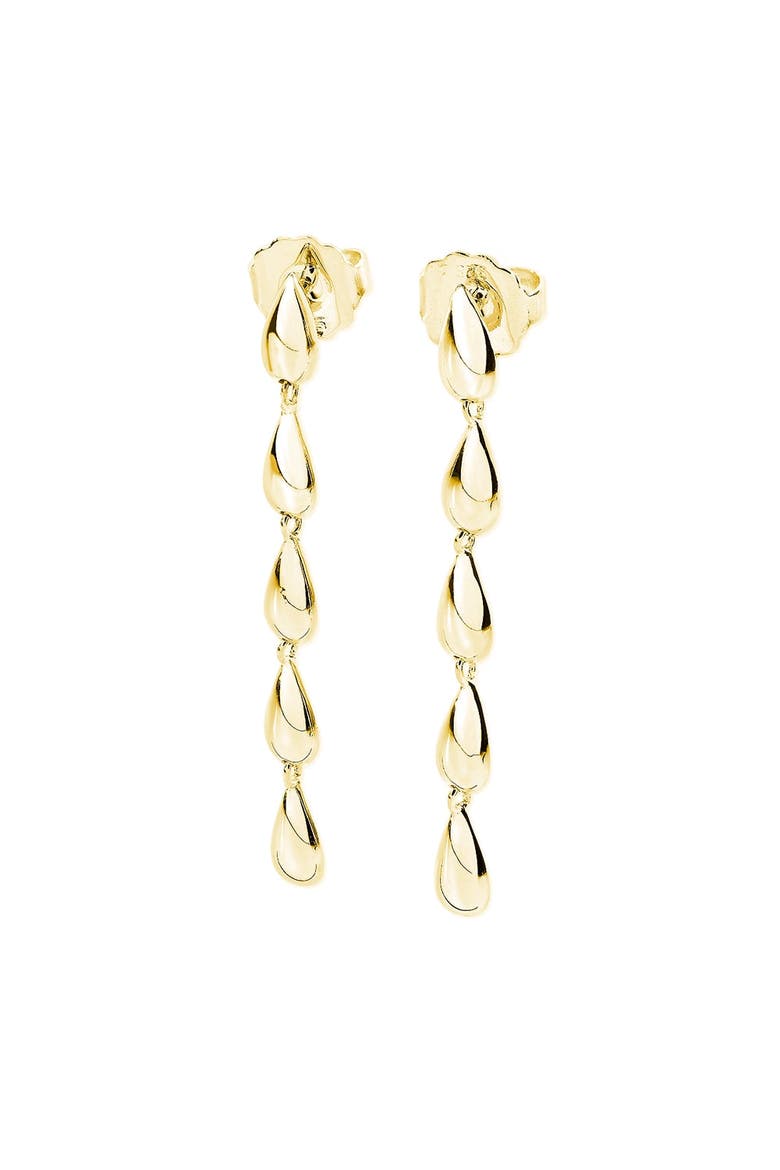 Tear Drop Earrings, Main, color, Gold