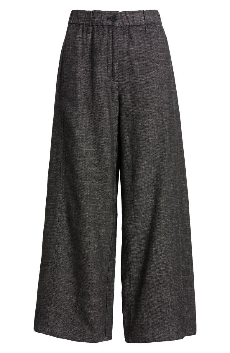 Eileen Fisher Hemp & Organic Cotton Ankle Wide Leg Pants, Alternate, color,