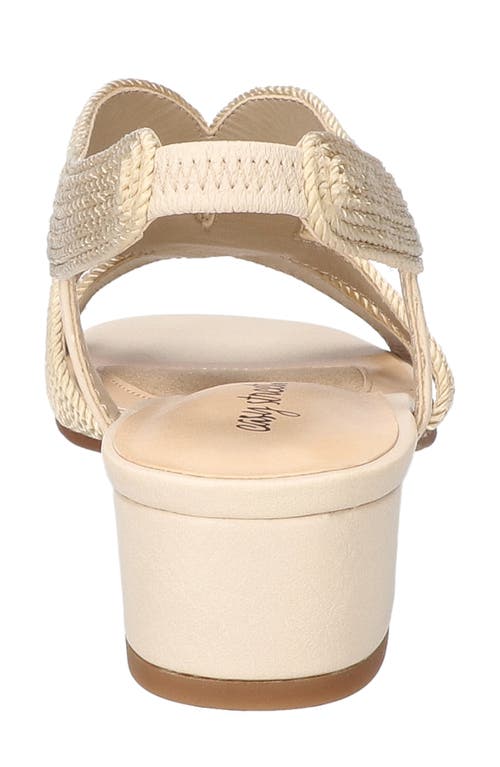 EASY STREET EASY STREET FESTIVAL BLOCK HEEL SLINGBACK SANDAL