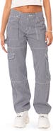 EDIKTED Stripe Out Cargo Pants