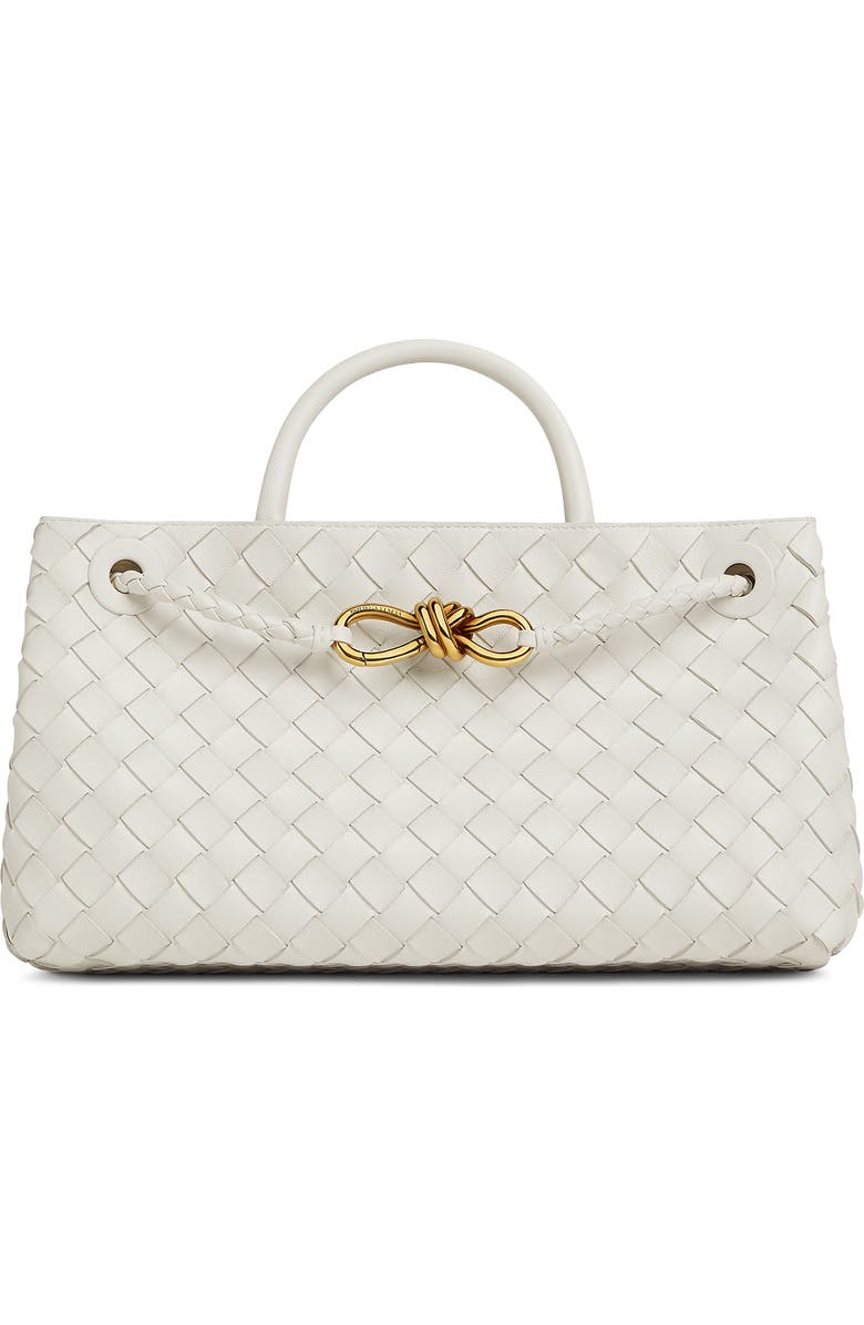 Bottega Veneta Small Andiamo East/West Leather Shoulder Bag, Main, color,