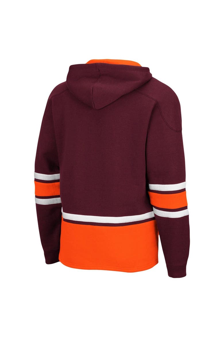 Men's Colosseum Maroon Virginia Tech Hokies Lace Up 3.0 Pullover Hoodie, Alternate, color, Maroon
