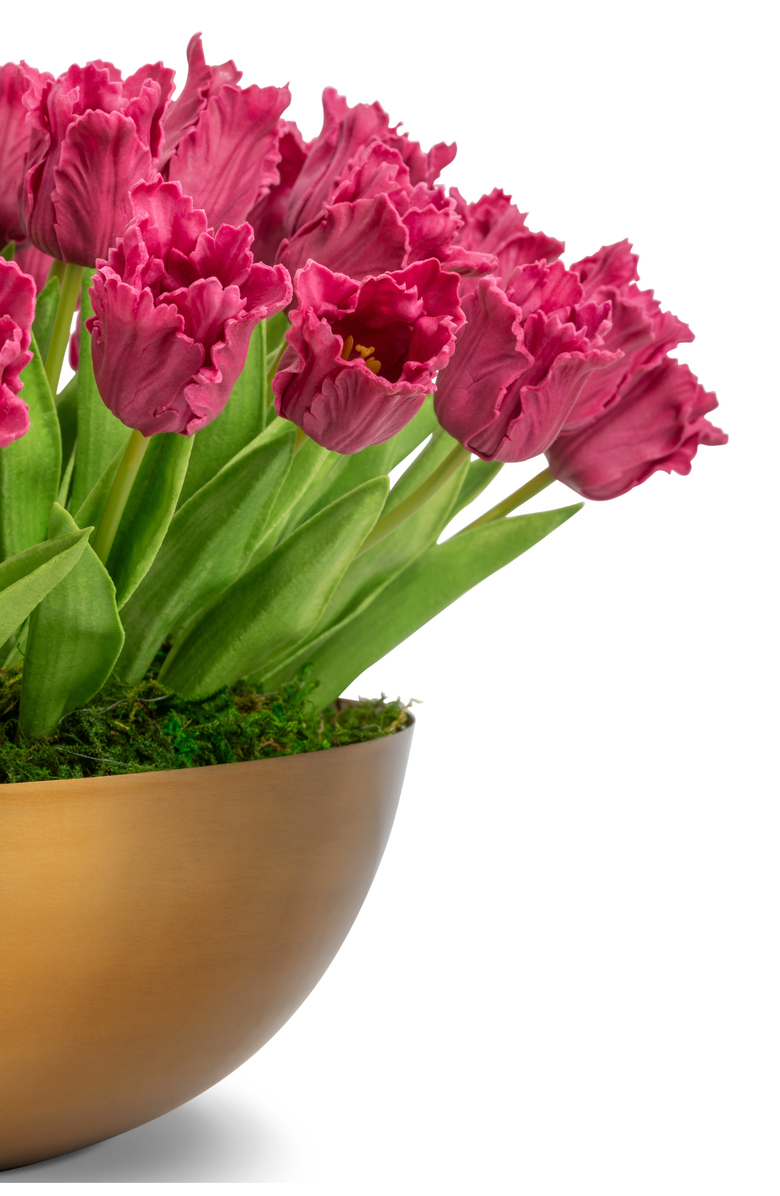 CocoBella Louisa RealTouch Tulip Arrangement, Alternate, color, Pink