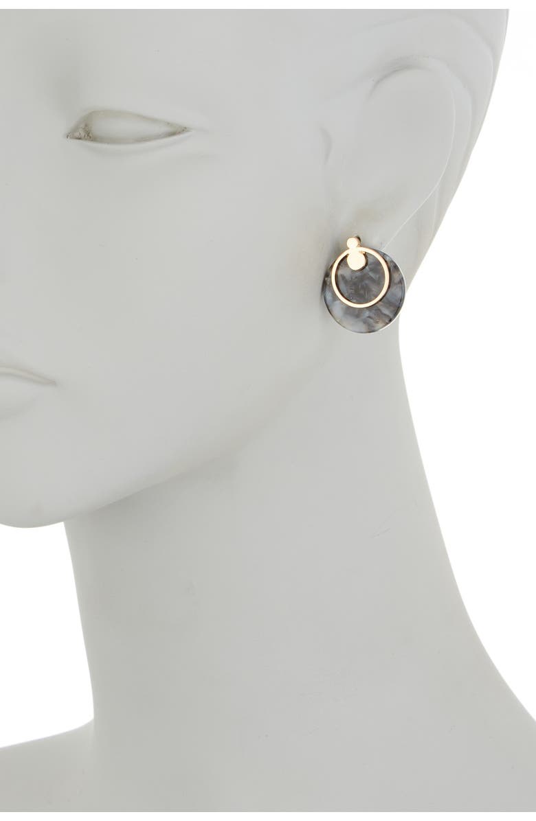 OLIVIA WELLES Brea Resin Hoop Earrings, Alternate, color,