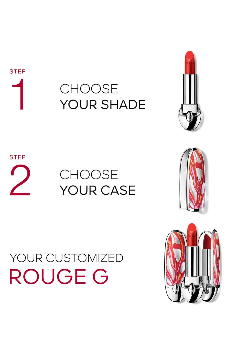 Guerlain Rouge G Customizable Luxurious Velvet Metallic Lipstick, Alternate, color,