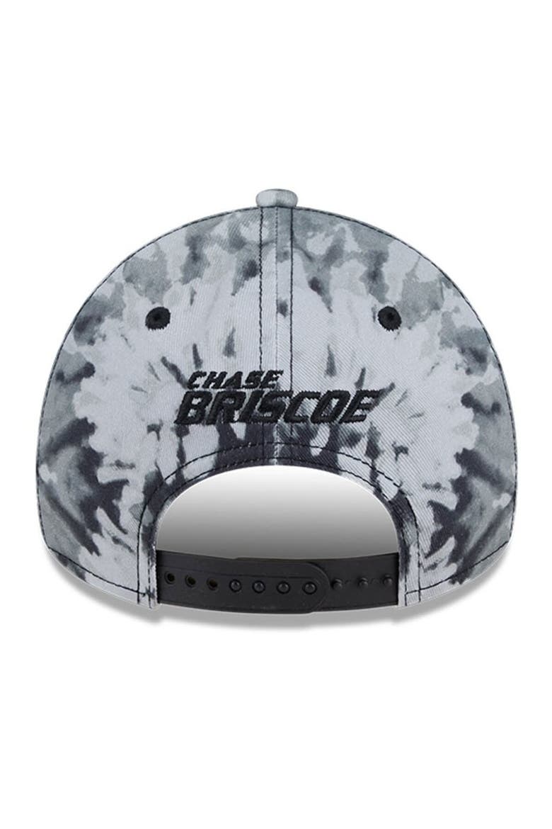 Men's New Era  Black Chase Briscoe Victory Burnout 9FORTY Adjustable Hat, Alternate, color, Black