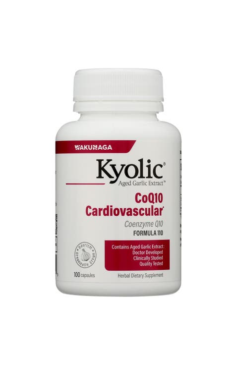 Aged Garlic Extract Formula 110, CoQ10 Cardiovascular, 100 Capsules
