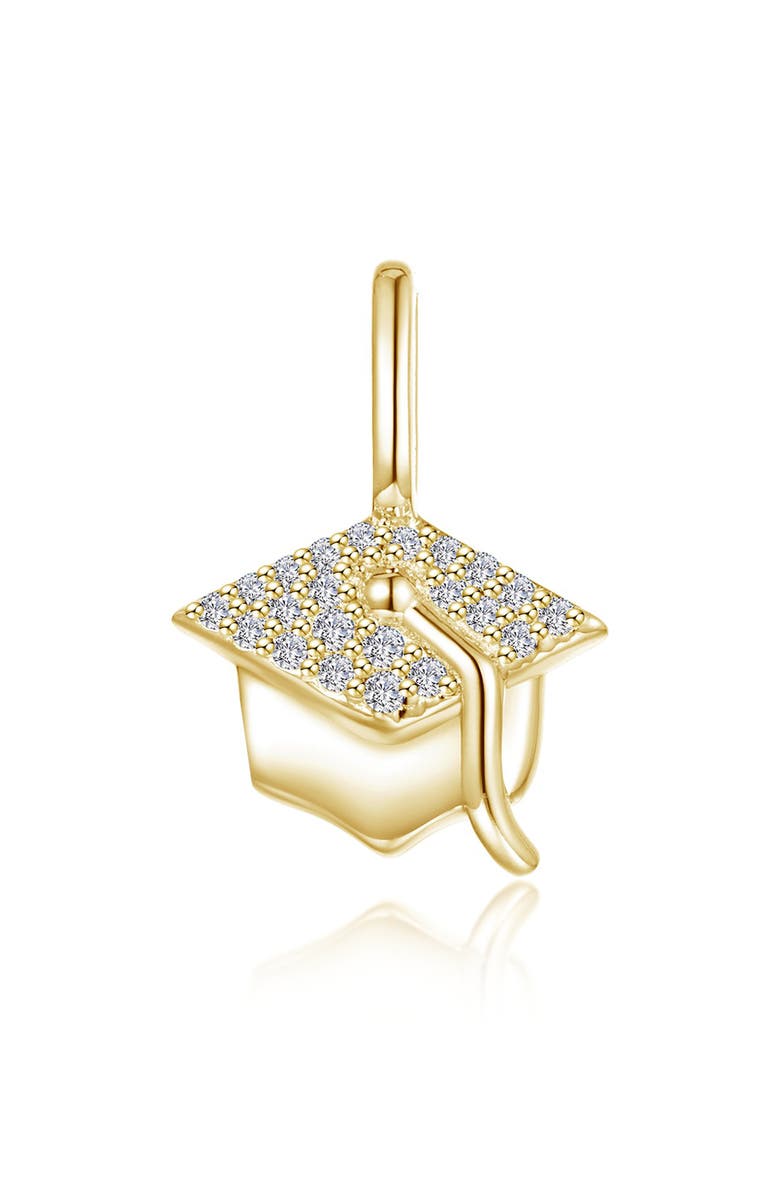 Lafonn Grad Cap Pendant Charm, Main, color,