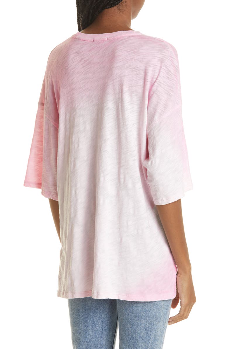 ATM Anthony Thomas Melillo Hand Sprayed Fade Oversize Cotton T-Shirt, Alternate, color, 