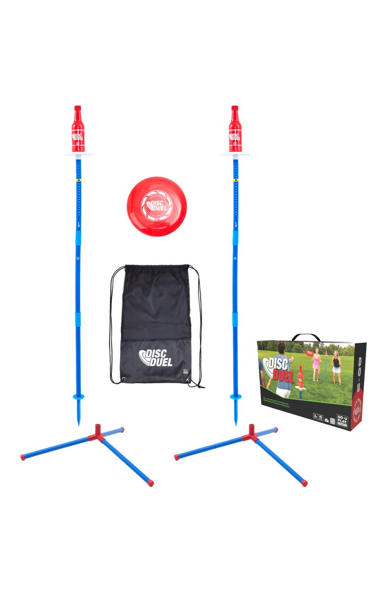 Do-U-Play Disc Duel Throwing Game, Tailgating Lawn Backyard Activity, Family, Main, color, Multicolored