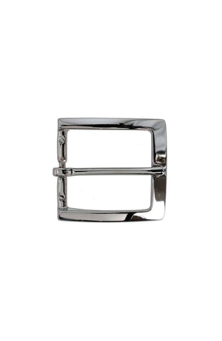 Trafalgar 35mm Solid Brass Vaulted Italian Square Harness and Belt Buckle, Main, color, Shiny Nickel