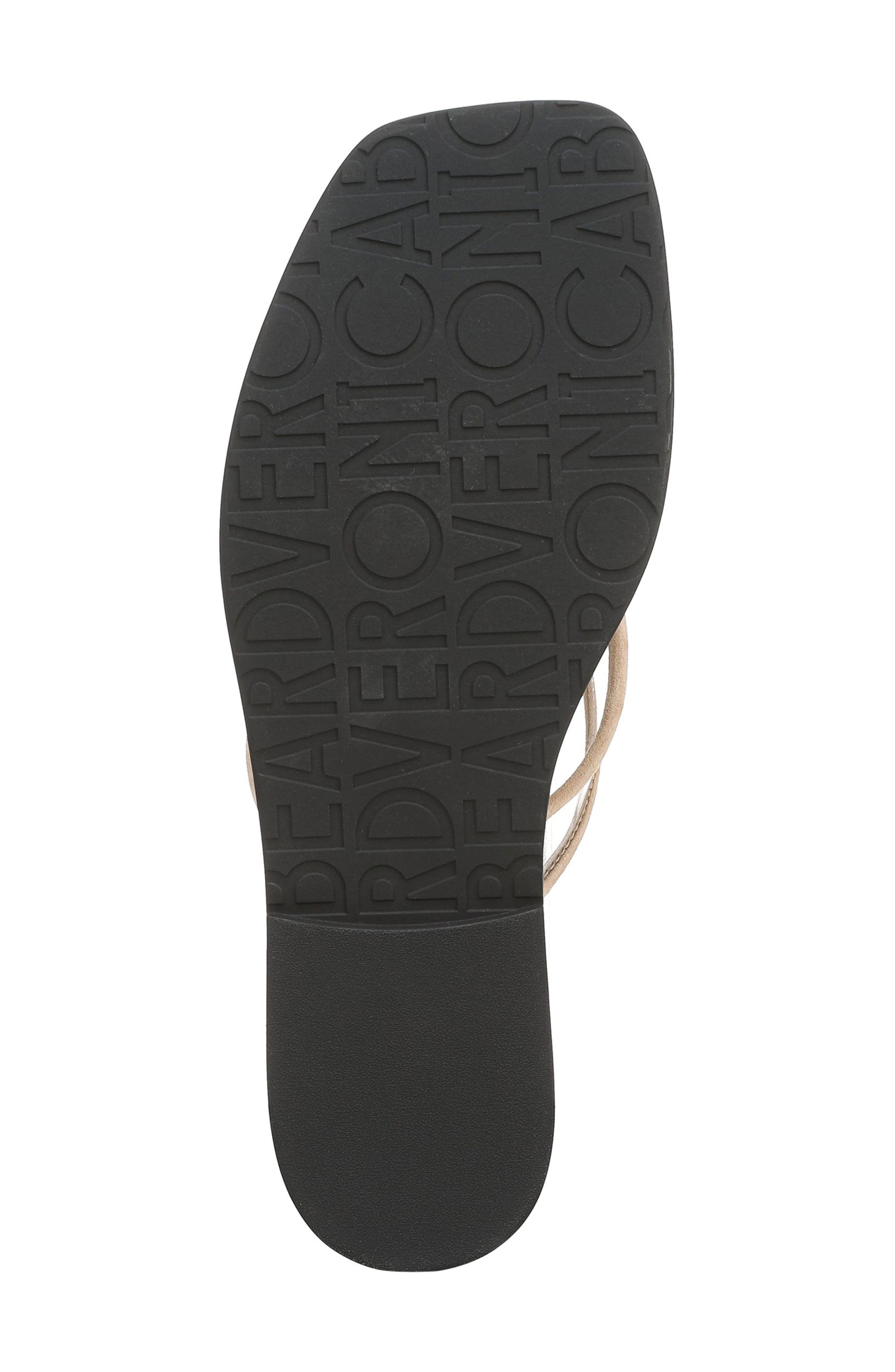 Veronica Beard Clea Flip Flop, Alternate, color, Clear/Sand