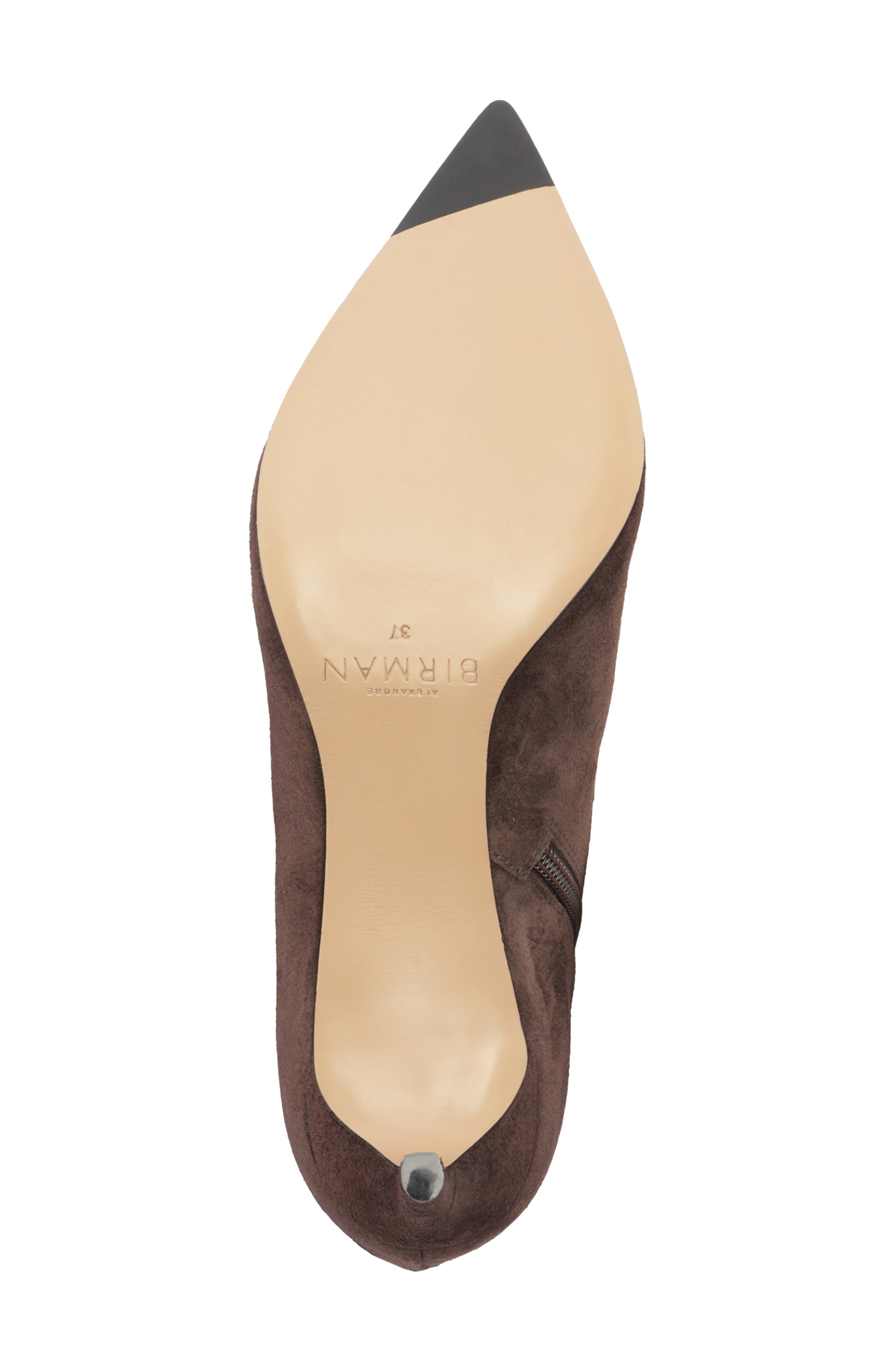 Alexandre Birman Malva Pointed Toe Knee High Boot, Alternate, color, Dark Brown