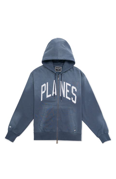 Arched Logo Zip Hoodie