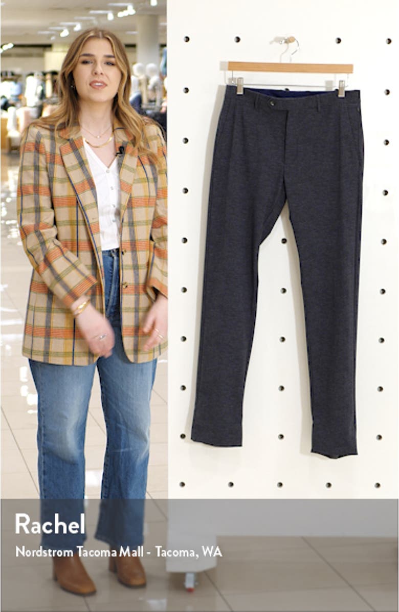 Active Stretch Flat Front Dress Pants, sales video thumbnail