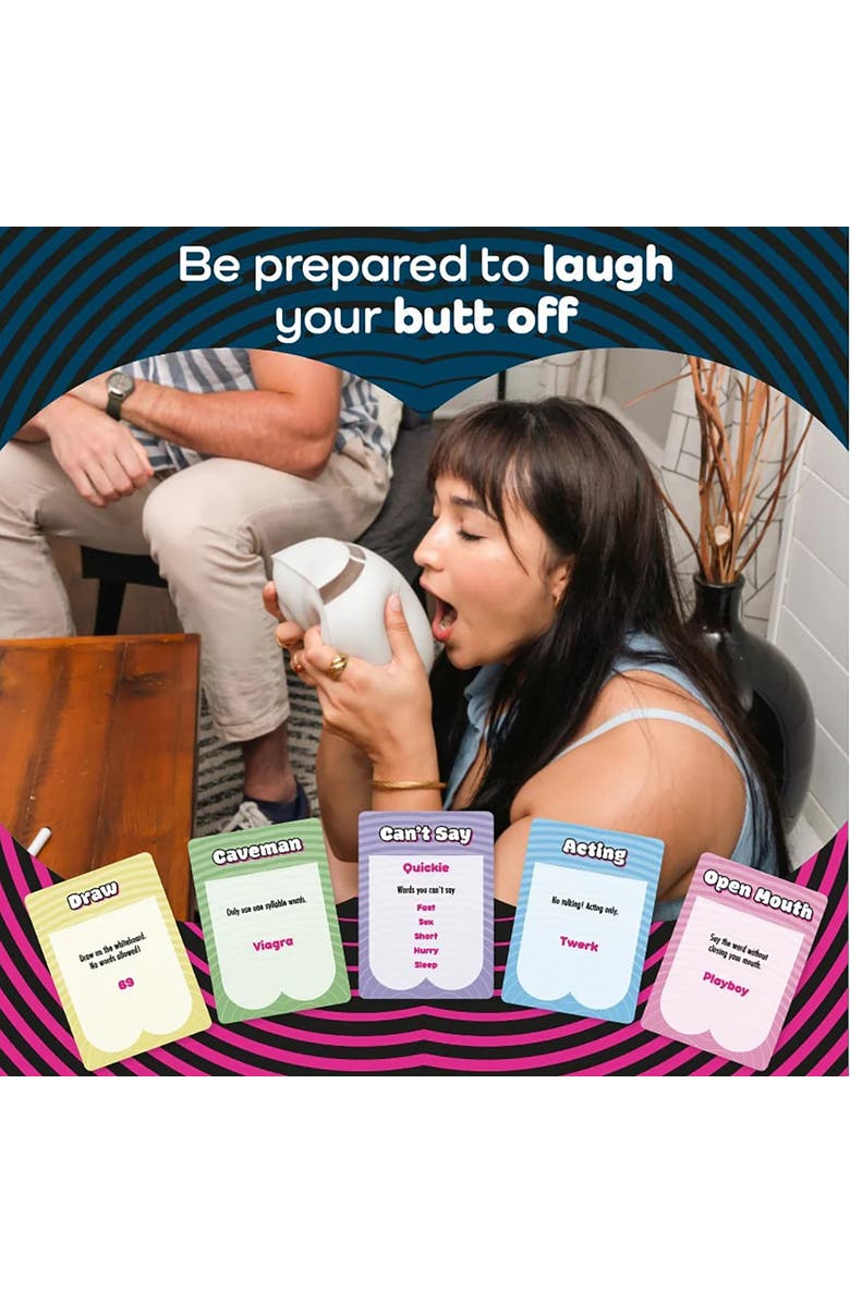 Butt What? After Dark Expansion Frankie Lapenna'S Party Game, Ages 18+, Alternate, color, Multicolored