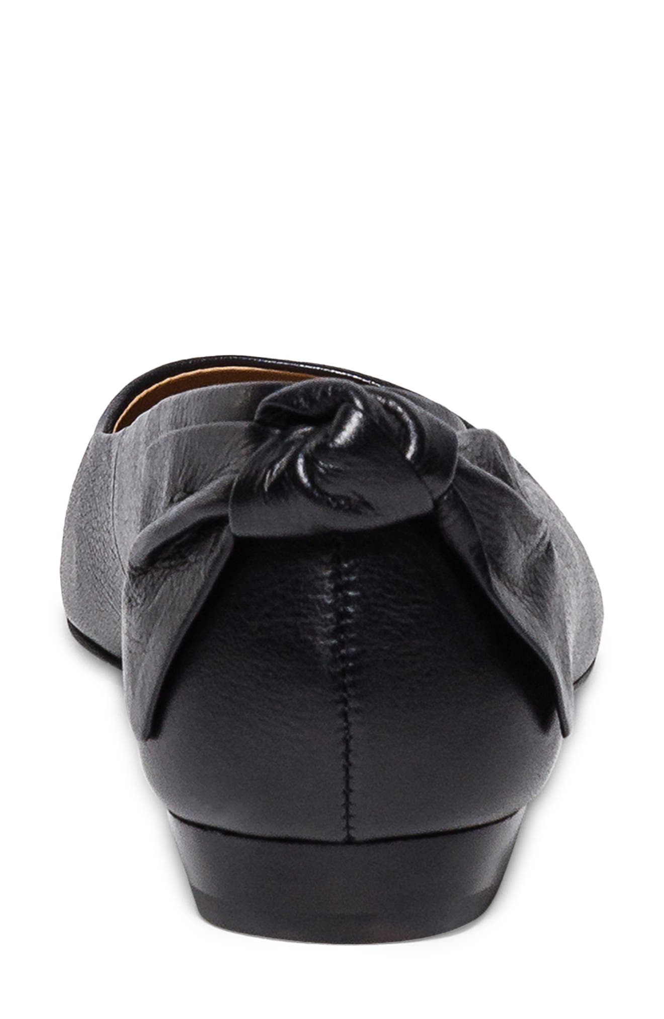 Bernardo Footwear Eloisa Flat, Alternate, color, Black Tumbled Calf