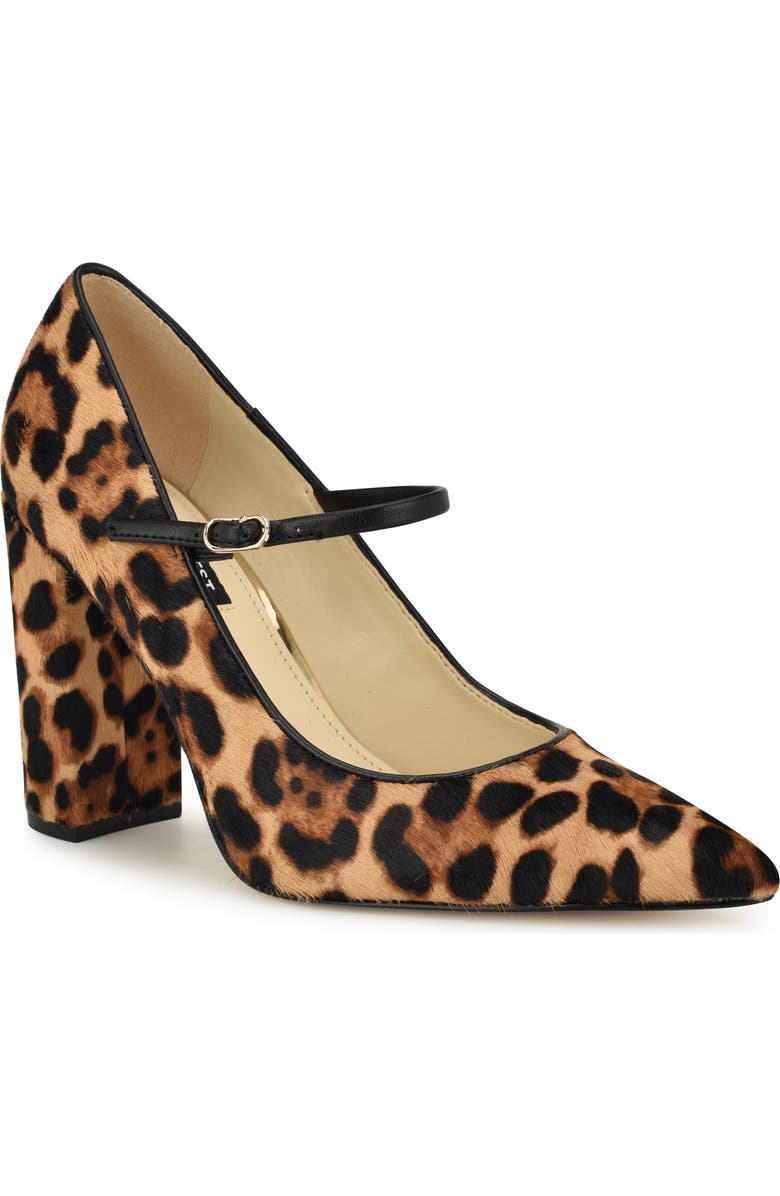 Nine West Carline Genuine Calf Hair Pump, Main, color, Dark Natural 121