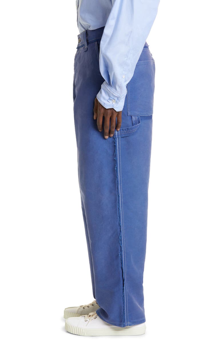 Maison Margiela Cotton Moleskin Utility Trousers, Alternate, color, 