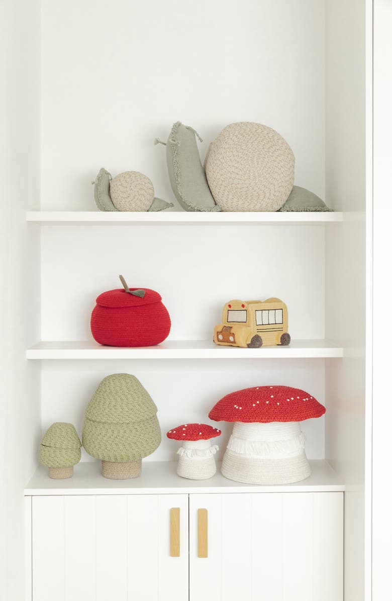 Lorena Canals Big Mushroom Basket, Alternate, color, Ivory