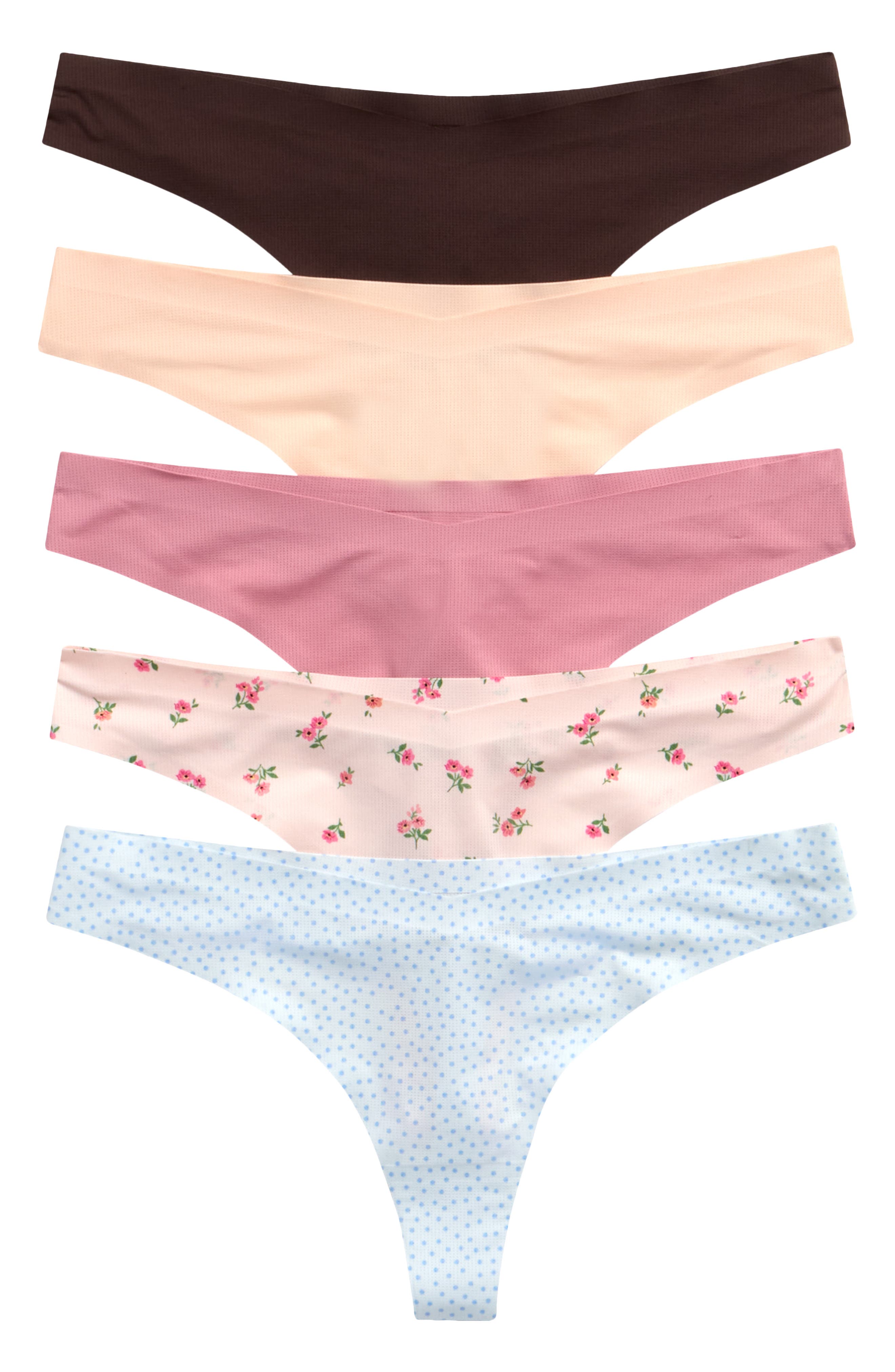 Honeydew Assorted 5-Pack Thongs
