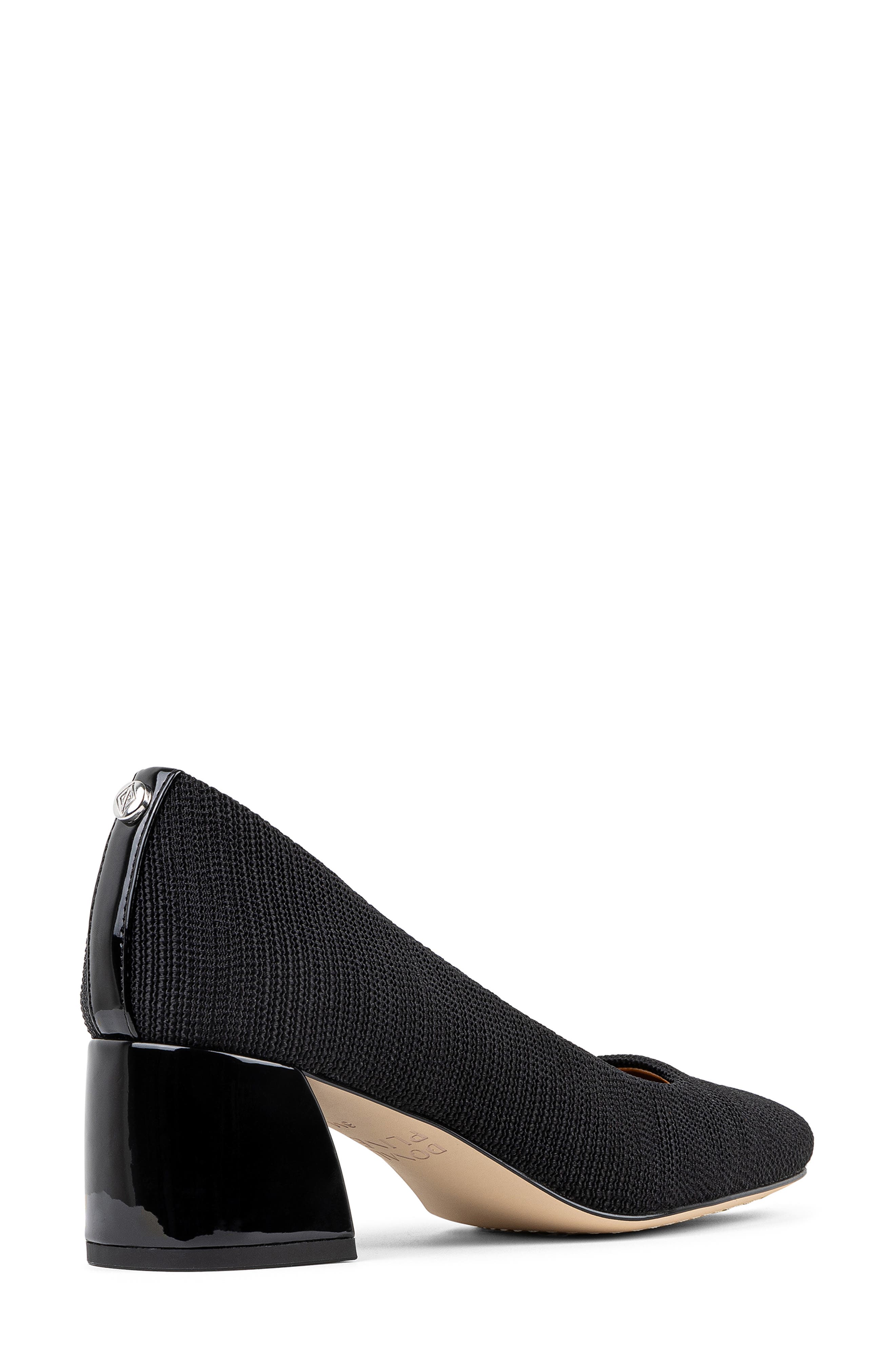 Donald Pliner Square Toe Pump, Alternate, color, Black