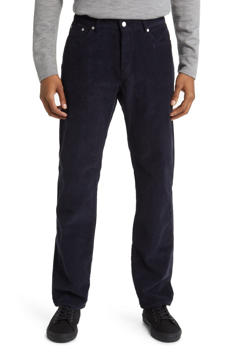 James Corduroy Five Pocket Pants, Main, color, DARK NAVY