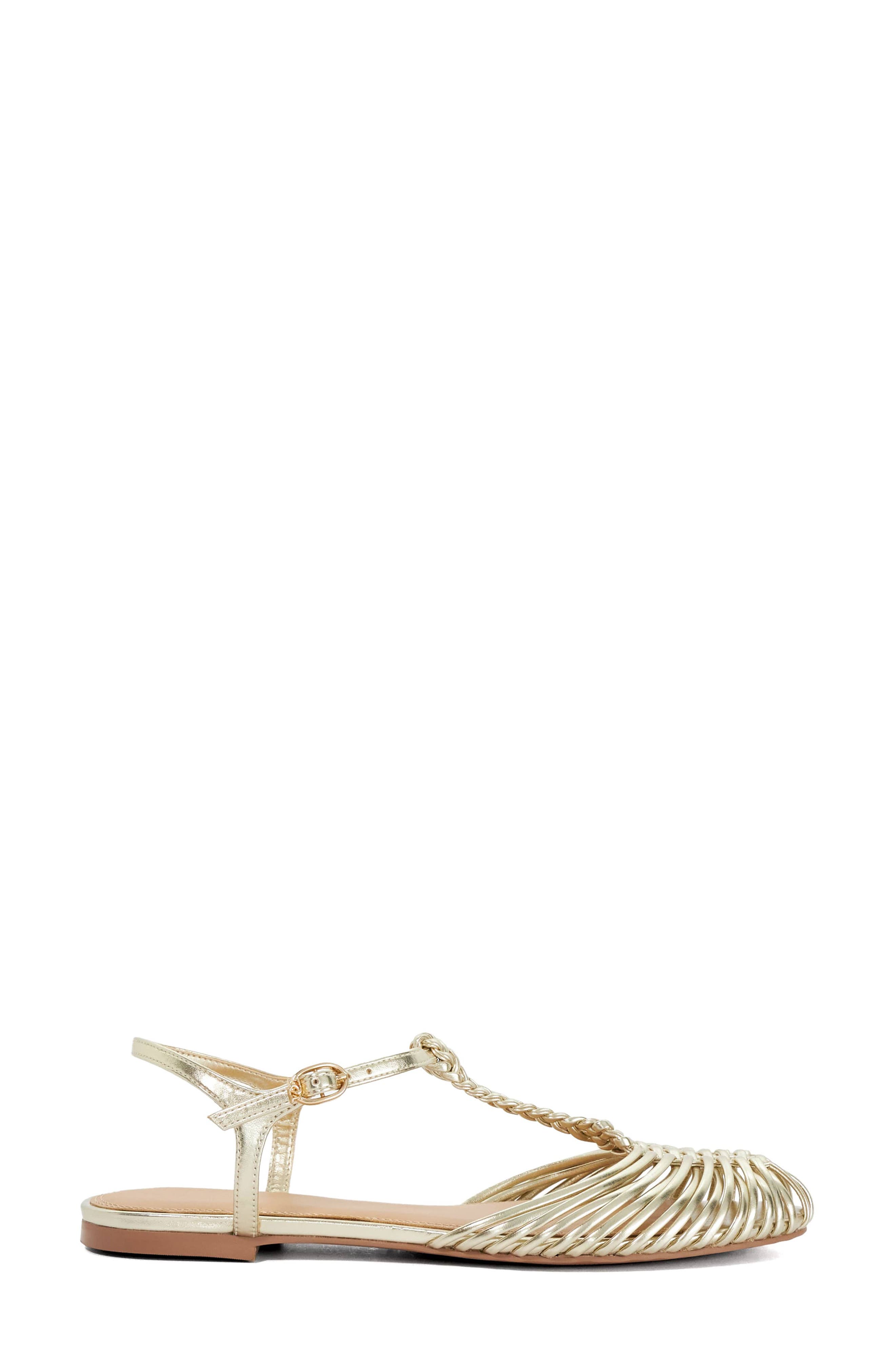 Harmoni Ankle Strap Sandal, Alternate, color, GOLD
