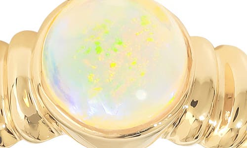 Ys Gems Ethiopian Opal Ring In Gold