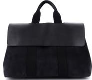 Pre-Owned Hermes Valparaiso Bag Toile and Leather MM