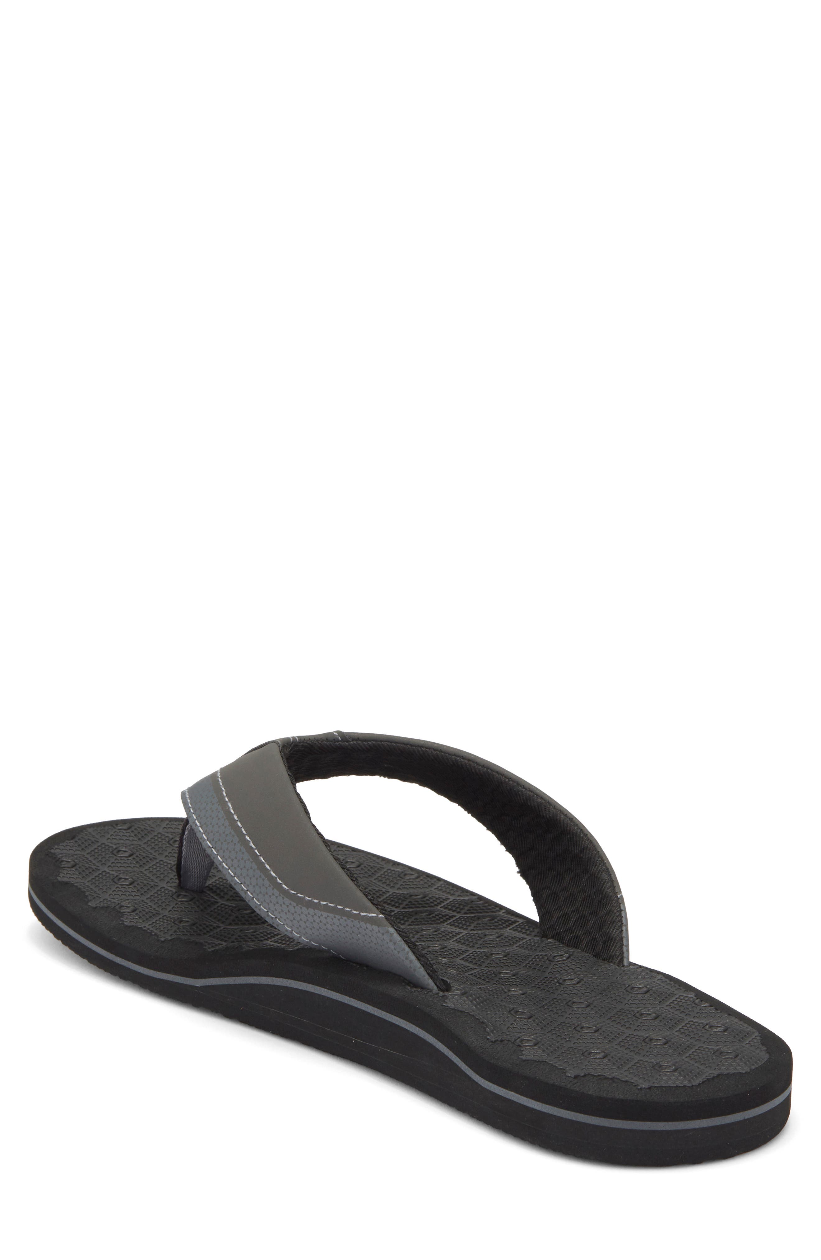 Reef The Ripper Flip Flop, Alternate, color, Dark Grey