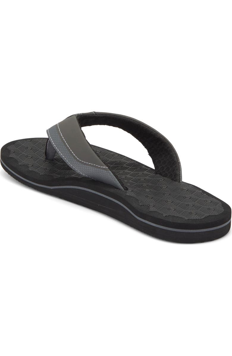 Reef The Ripper Flip Flop, Alternate, color, Dark Grey