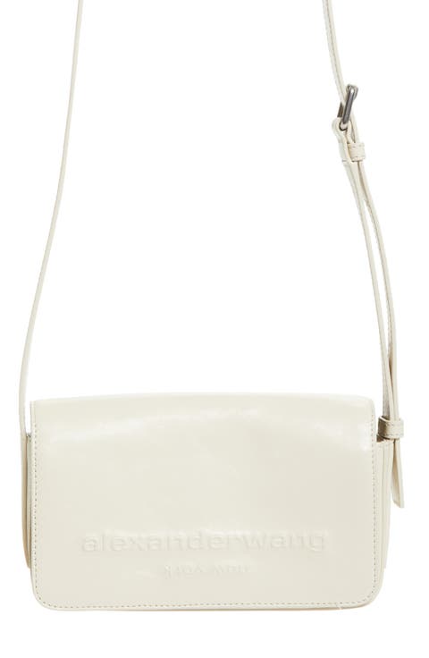 Punch Leather Crossbody Bag