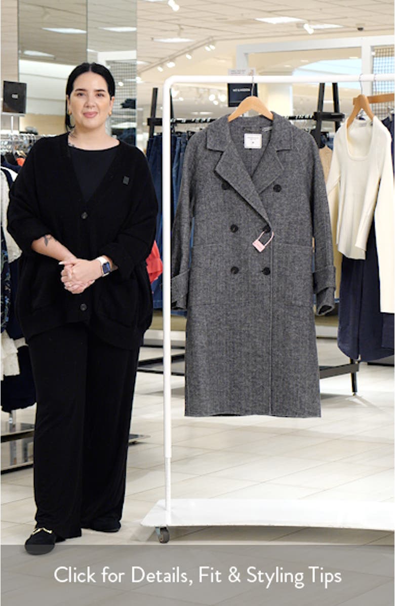 BELLE AND BLOOM Rumor Has It Wool Blend Coat, sales video thumbnail