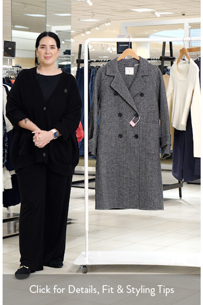 BELLE AND BLOOM Rumor Has It Wool Blend Coat video