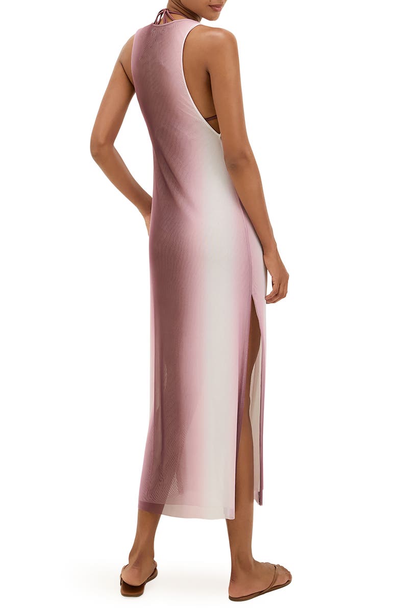 ViX Paula Hermanny Nebula Twist Cover-Up Dress, Alternate, color, Pink Multi