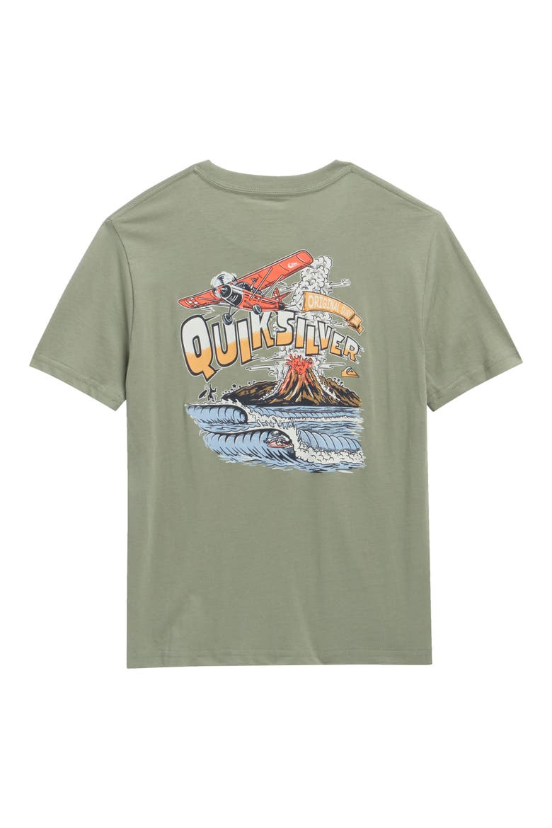 Kids' Spread the Word Cotton Graphic T-Shirt, Alternate, color, LILY PAD
