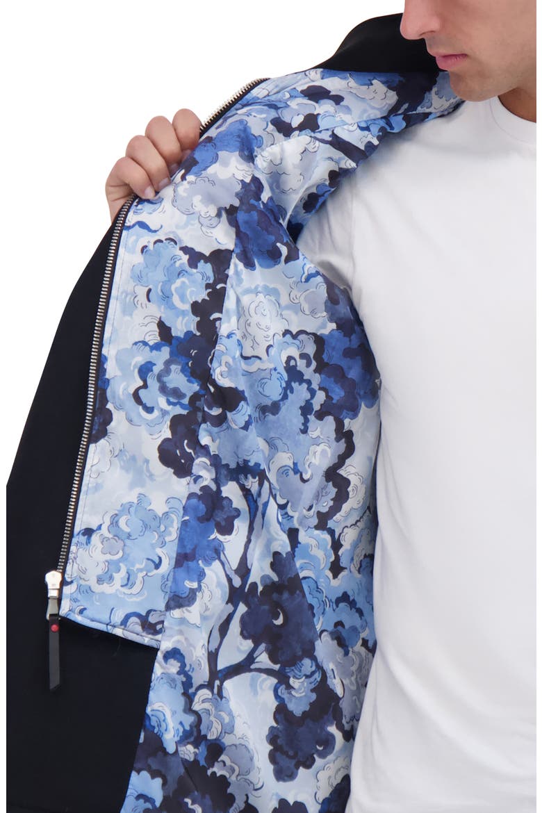 Peacoat with Bib, Alternate, color, BLACK