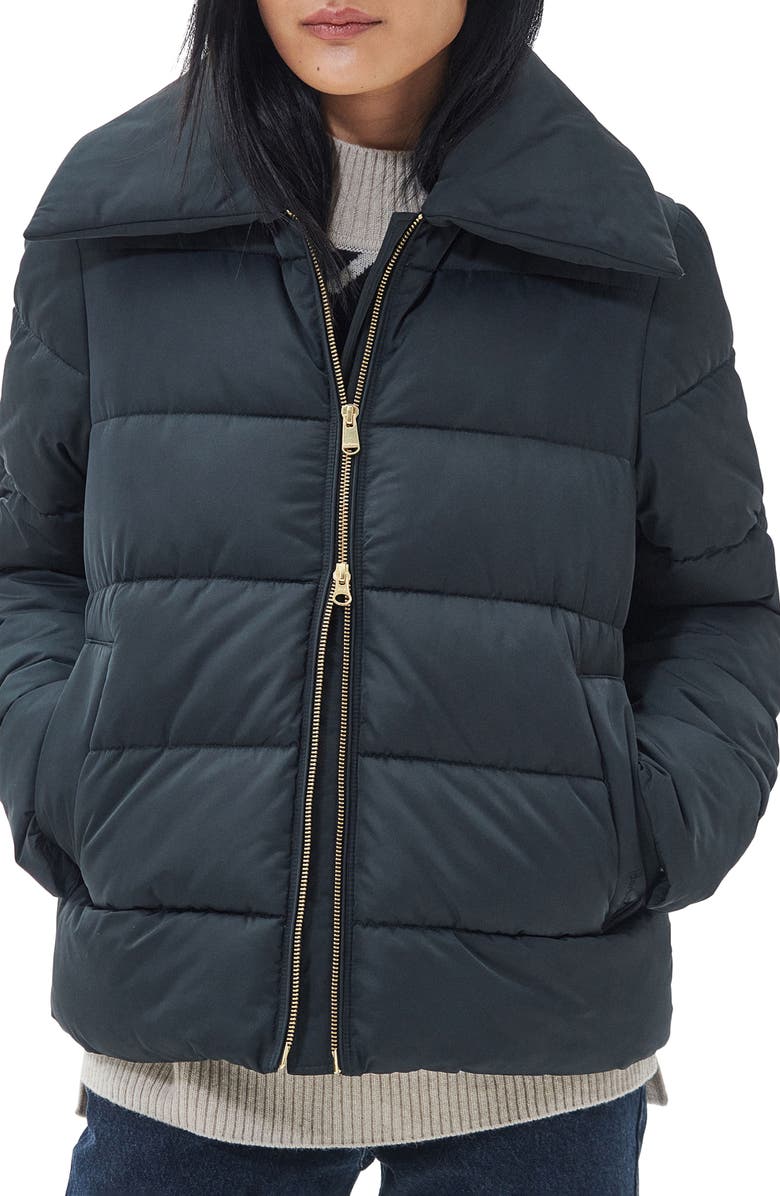 Barbour Germaine Quilted Puffer Jacket, Main, color, 