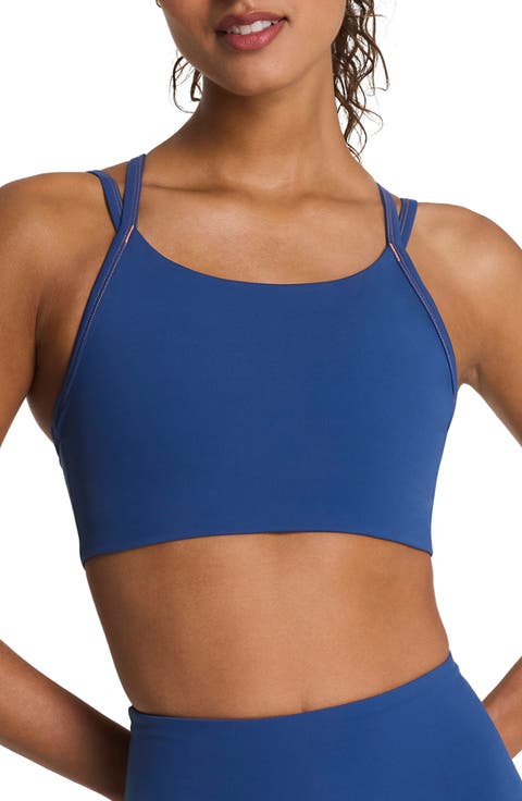 Keep Chill Faux Layer Sports Bra