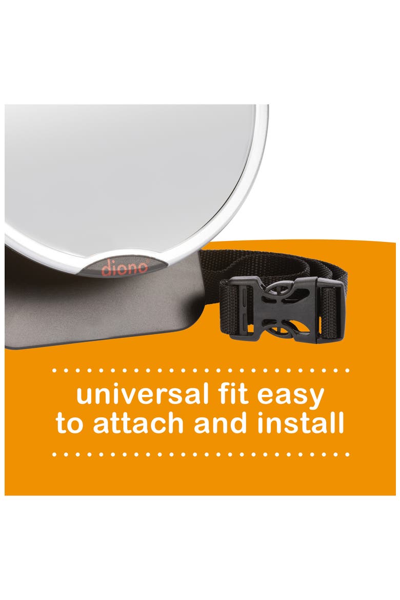 Set of 2 Easy View Adjustable Back Seat Mirrors, Alternate, color, SILVER