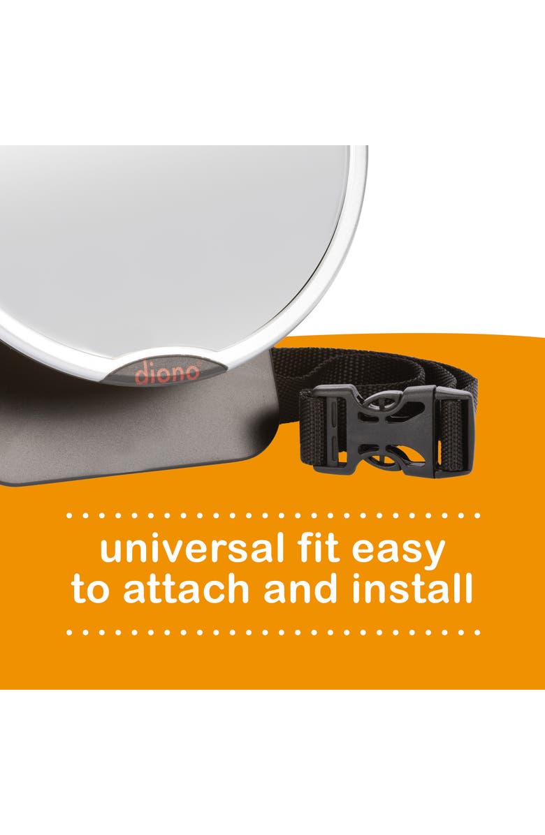 Diono Set of 2 Easy View Adjustable Back Seat Mirrors, Alternate, color, 