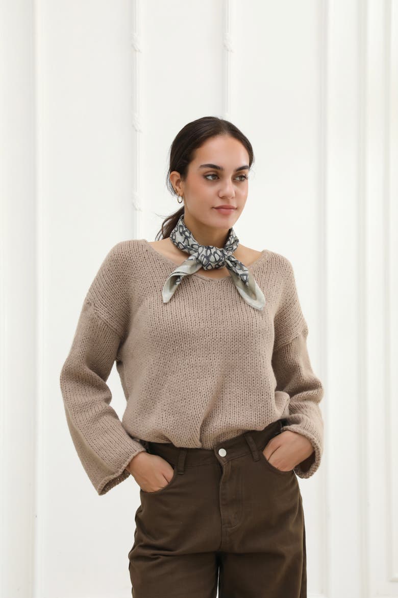 The Bethany Scarf, Alternate, color, Grey