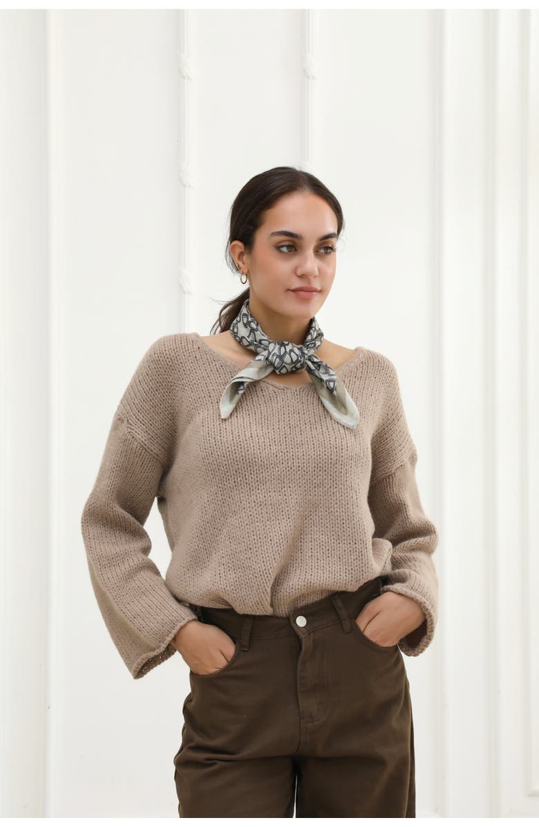 Youzey The Bethany Scarf, Alternate, color, Grey