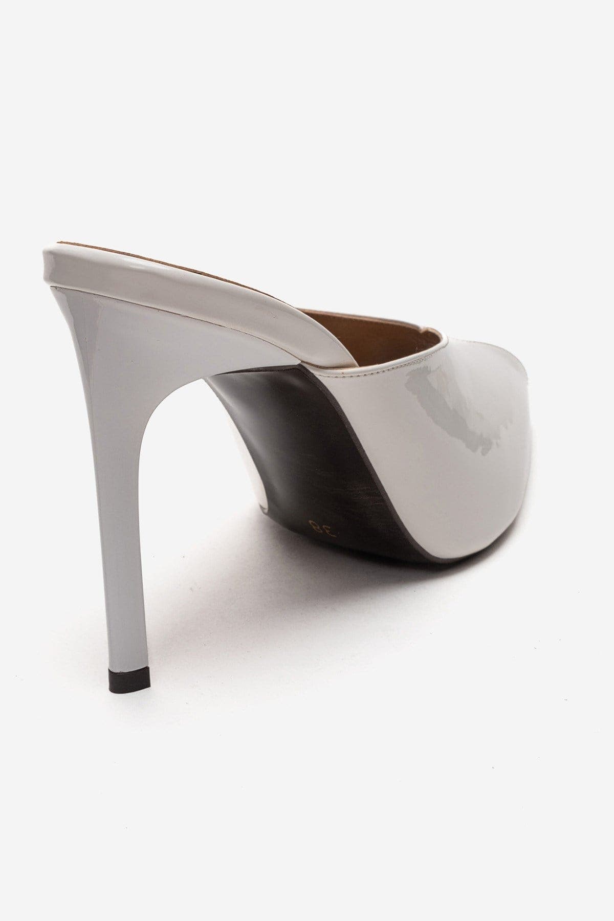 Mirena Stiletto Mule, Alternate, color, White