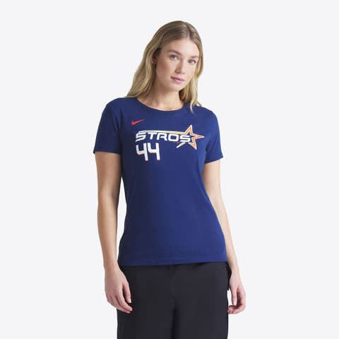 Women's Nike Yordan Alvarez Navy Houston Astros 2025 City Connect Fuse Name & Number T-Shirt