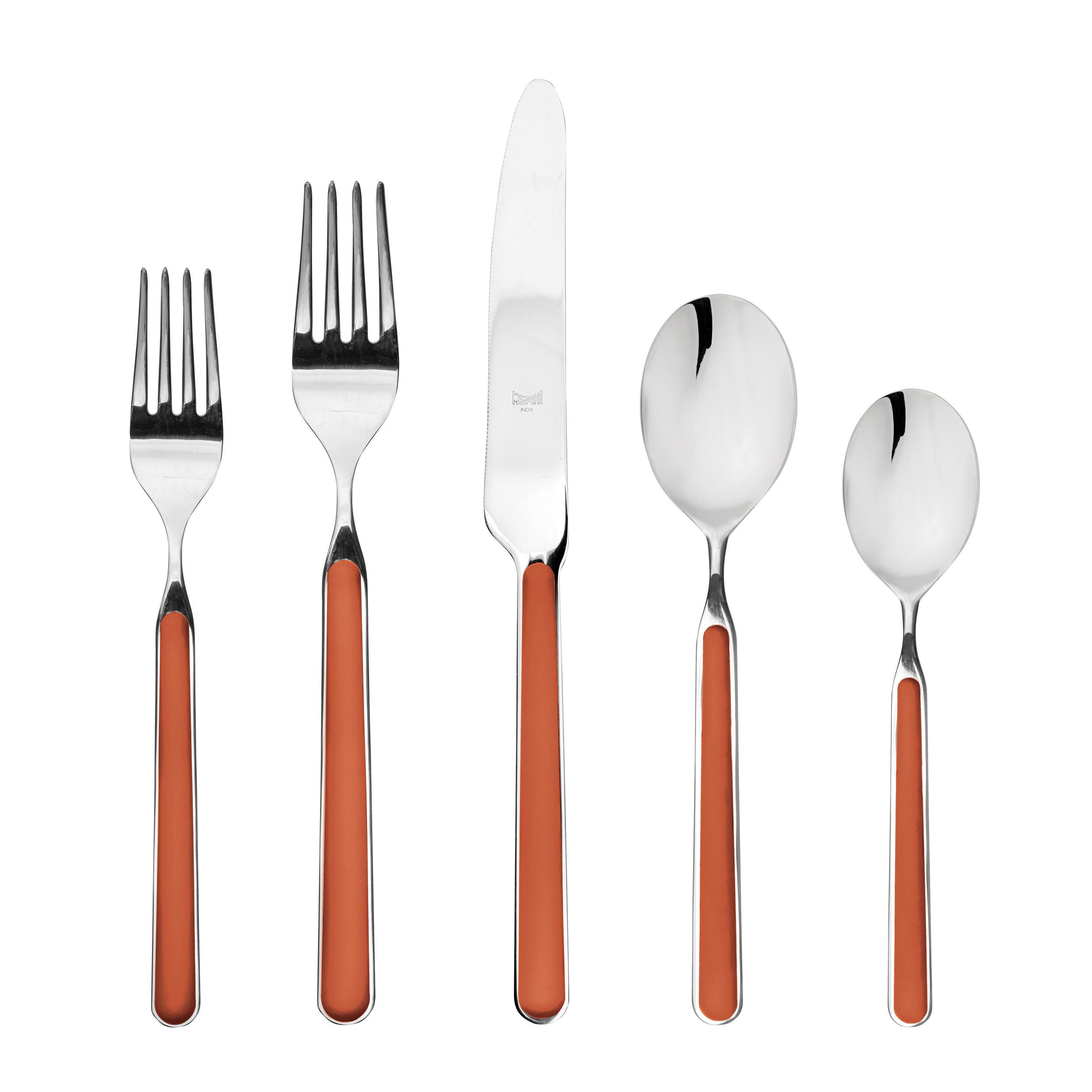 Mepra Fantasia Rust 20-piece Flatware Set In Brown