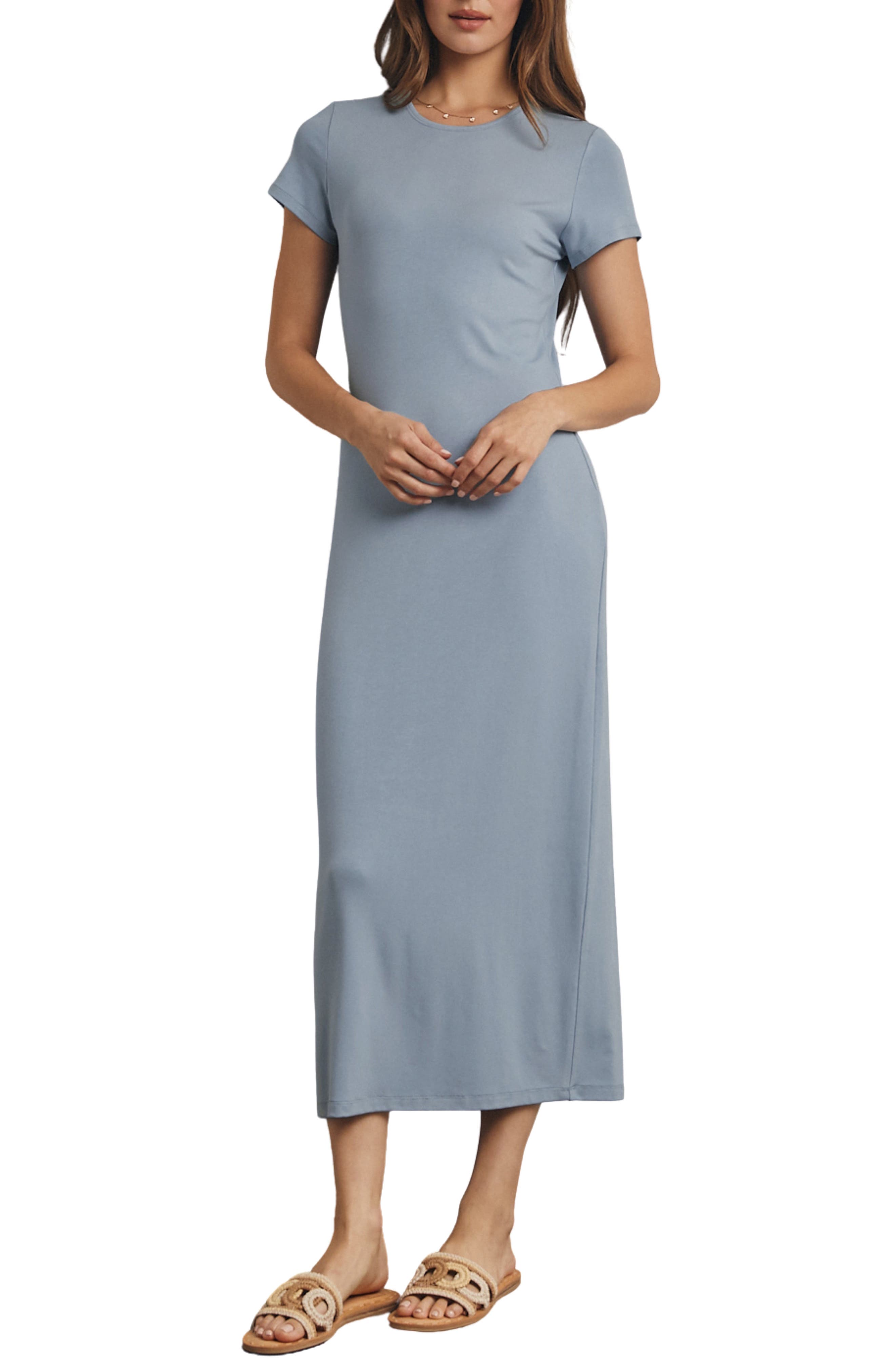 WISHLIST Basic Maxi T-Shirt Dress